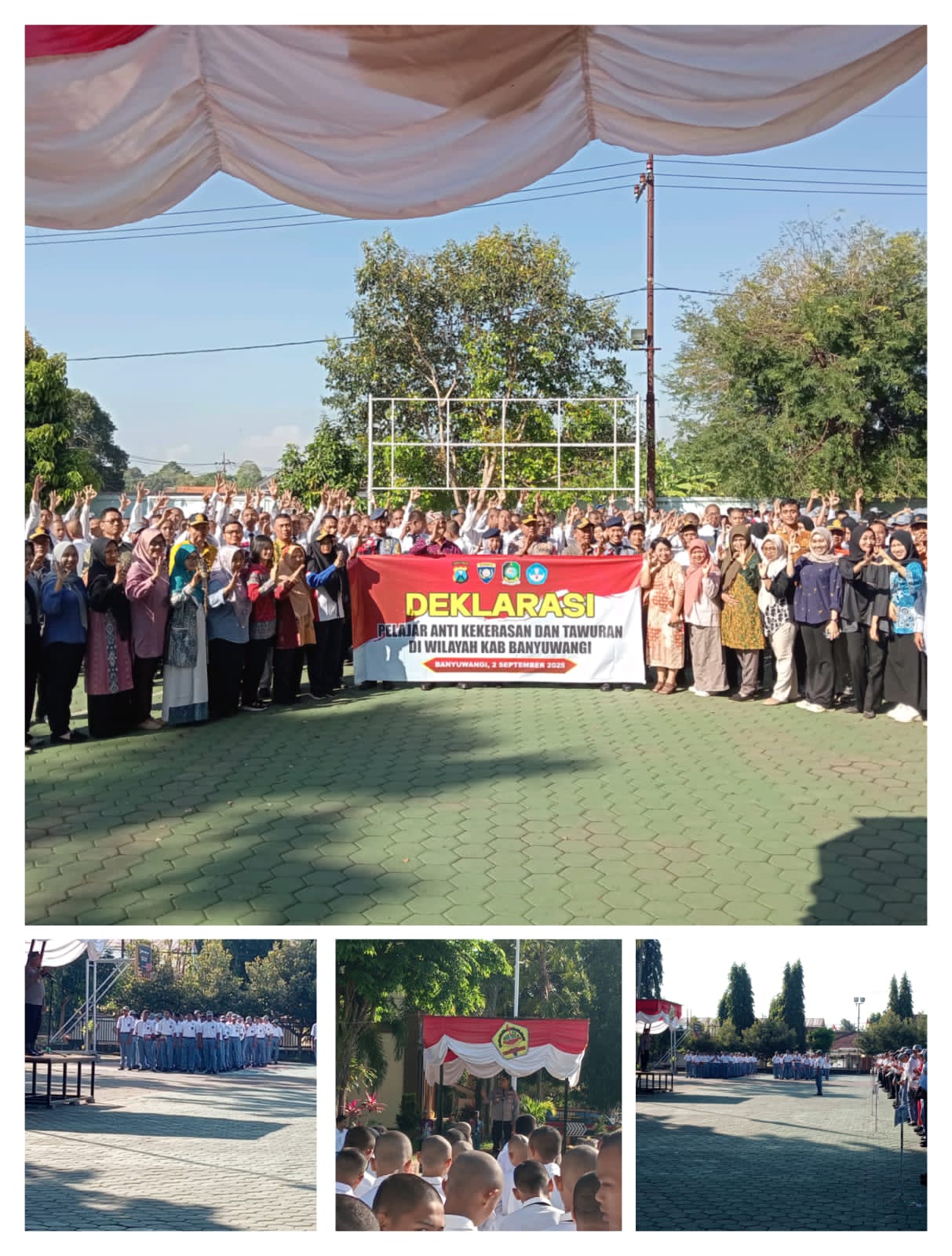 *Kegiatan Apel Pagi SMK Negeri 1 Glagah Bersama Bapak Toni dari Polresta Banyuwangi*