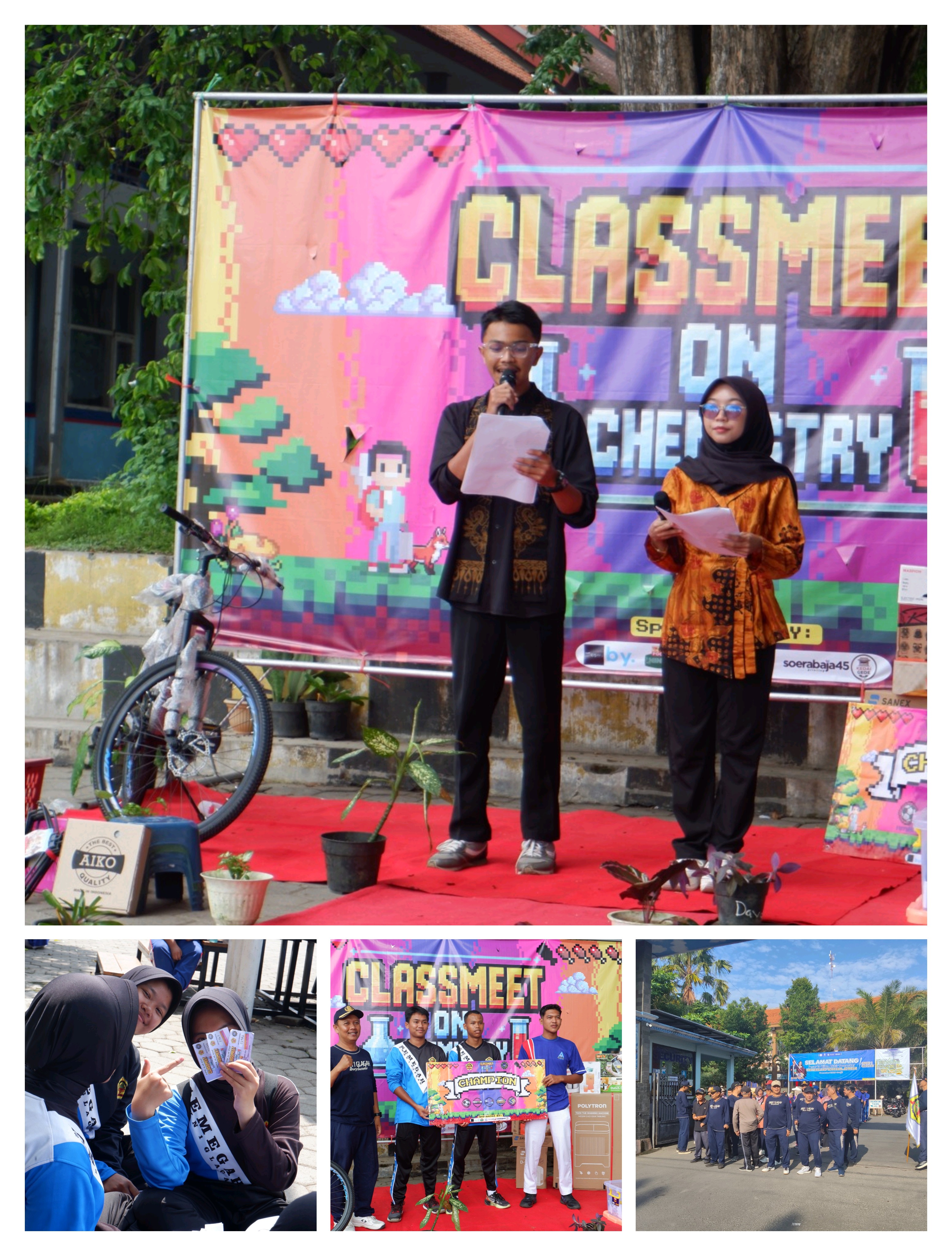 KEGIATAN JALAN SEHAT SMKN 1 GLAGAH DALAM RANGKA CLASSMEET ING 2025