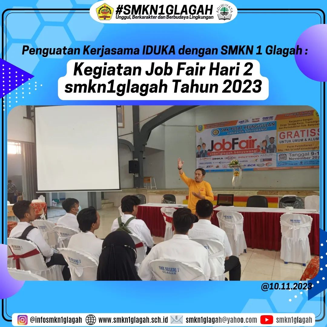 Job Fair SMKN 1 Glagah 2023