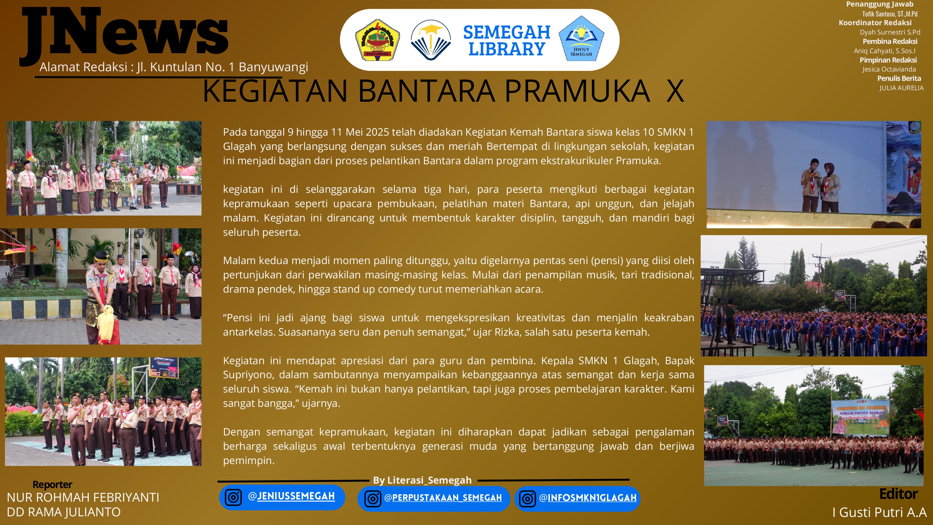 KEGIATAN BANTARA PRAMUKA KELAS X 