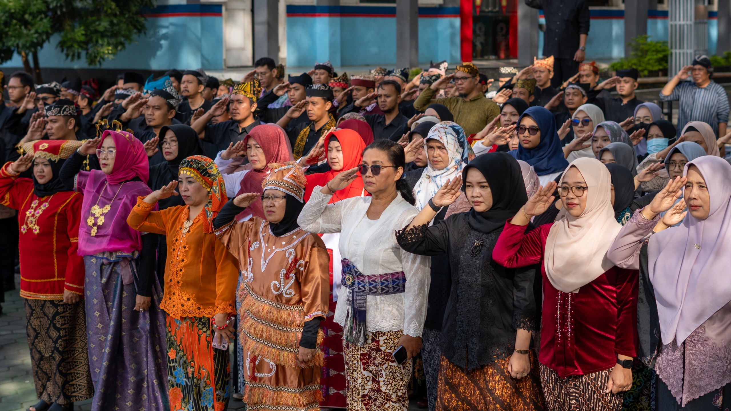 Upacara Bendera SMK Negeri 1 GLAGAH dalam Rangka Memperingati HUT-RI ke-80